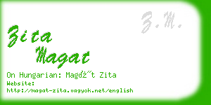 zita magat business card